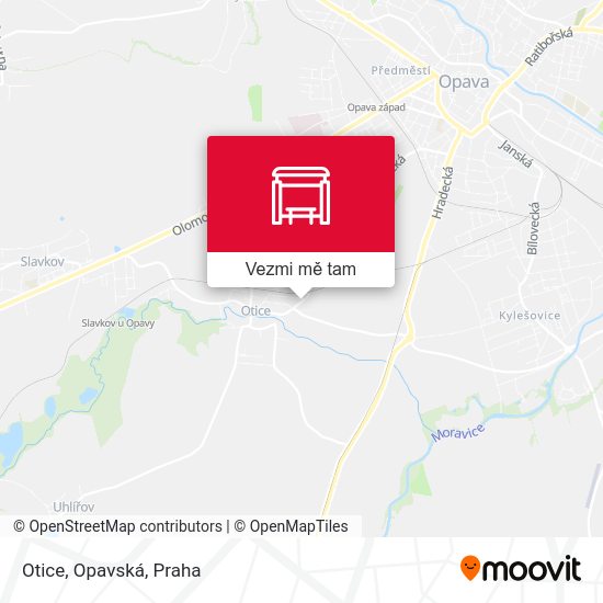 Otice, Opavská mapa