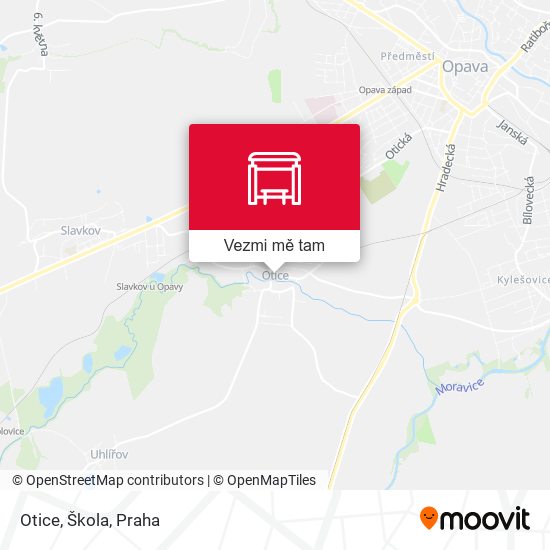 Otice, Škola mapa