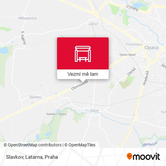 Slavkov, Latarna mapa