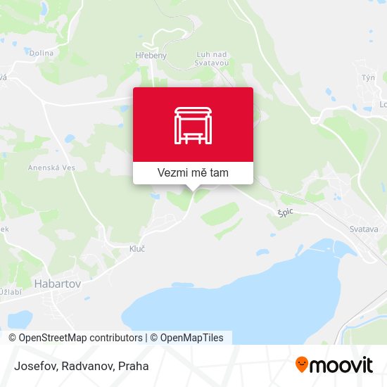 Josefov, Radvanov mapa