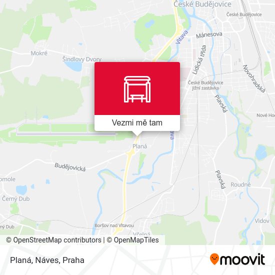 Planá, Náves mapa