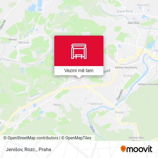 Jenišov, Rozc. mapa