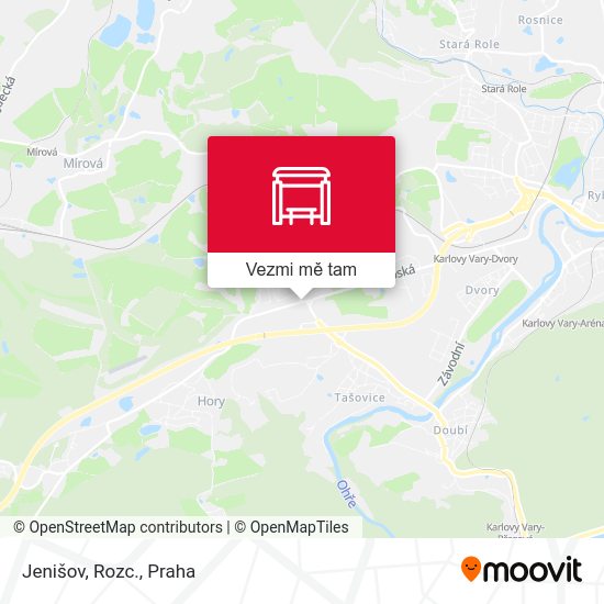 Jenišov, Rozc. mapa