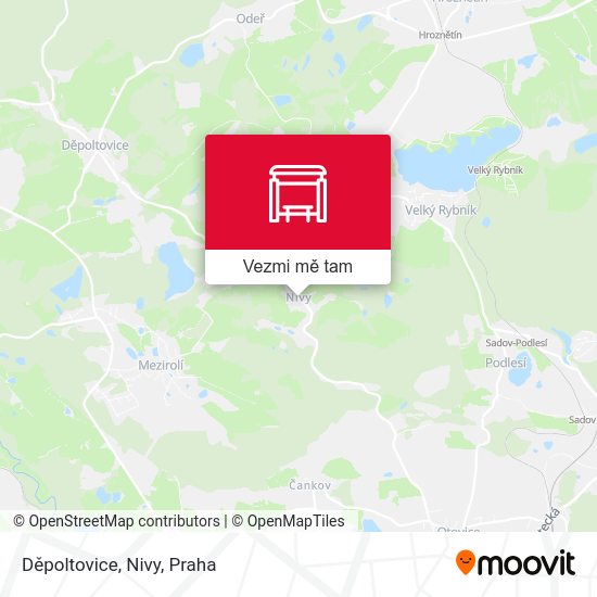 Děpoltovice, Nivy mapa