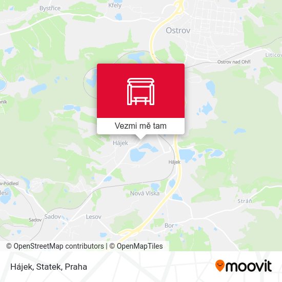 Hájek, Statek mapa