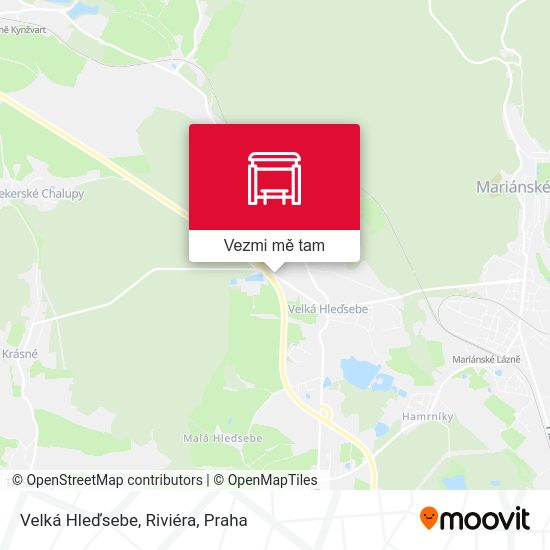 Velká Hleďsebe, Riviéra mapa