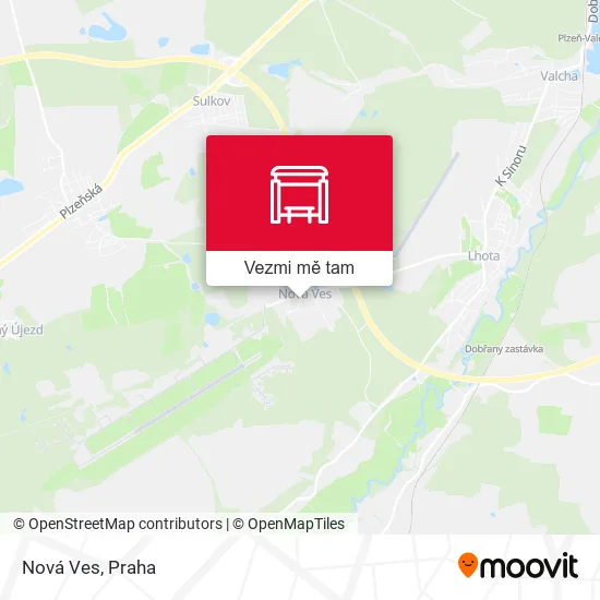 Nová Ves mapa