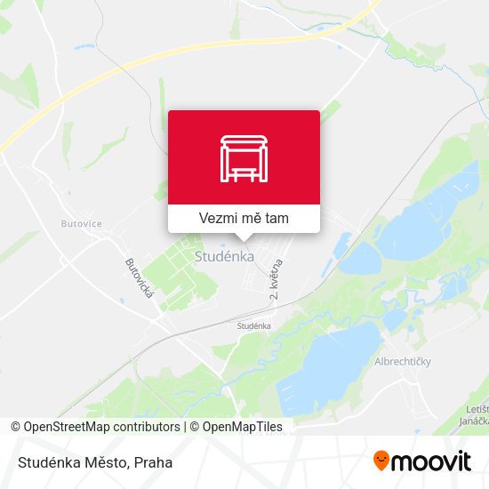 Studénka Město mapa