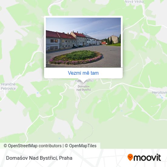 Domašov Nad Bystřicí mapa