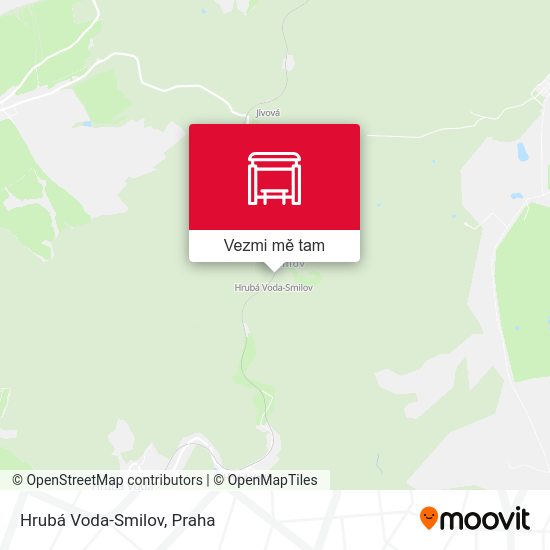 Hrubá Voda-Smilov mapa