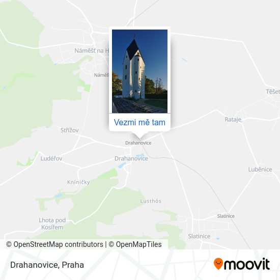 Drahanovice mapa