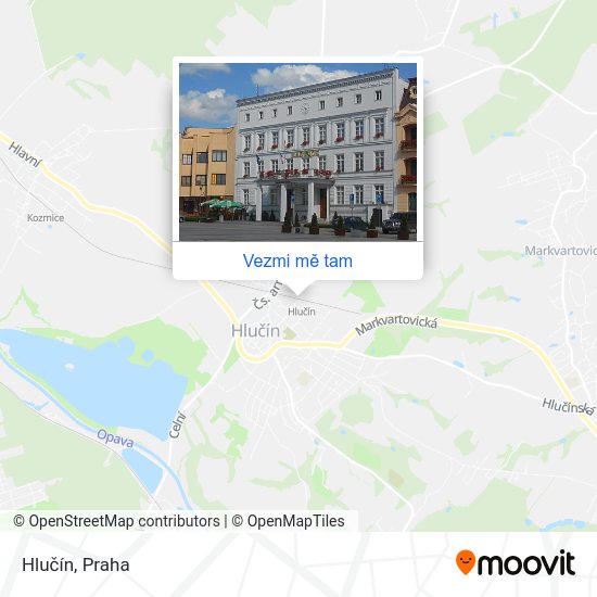 Hlučín mapa