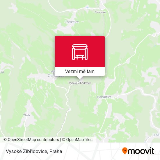 Vysoké Žibřidovice mapa