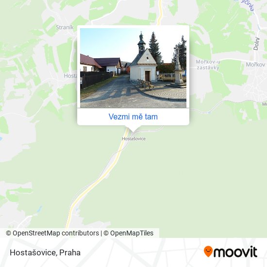 Hostašovice mapa