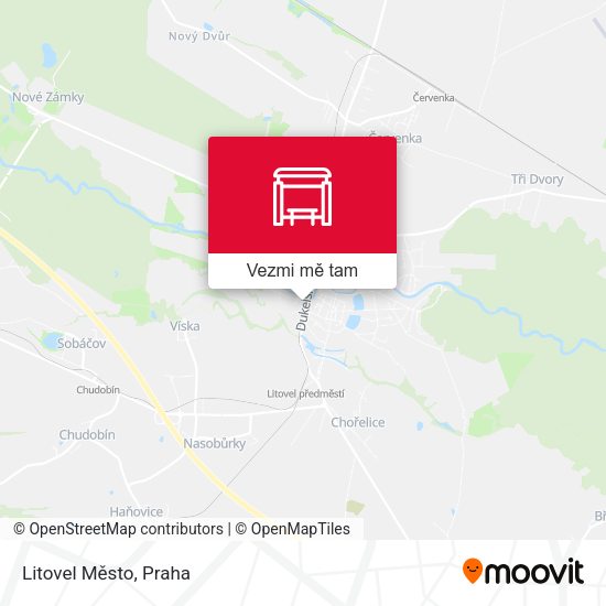 Litovel Město mapa