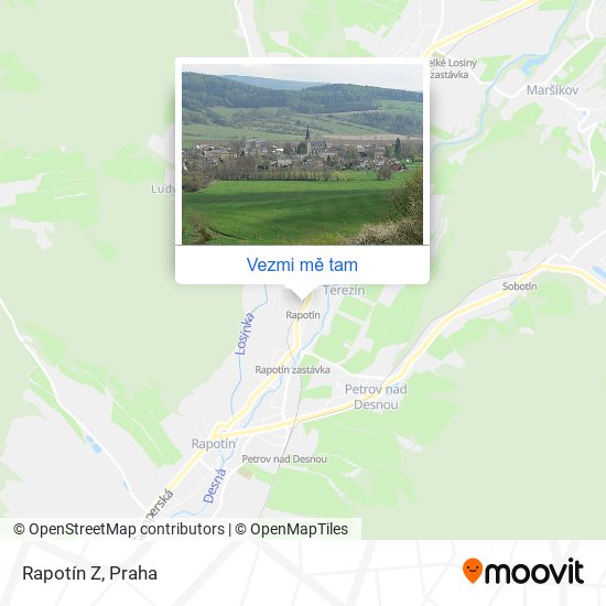 Rapotín Z mapa