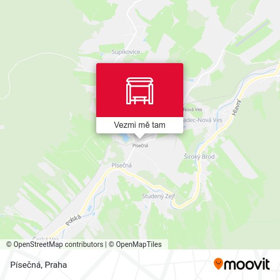 Písečná mapa