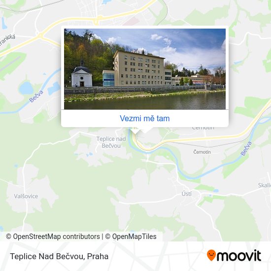 Teplice Nad Bečvou mapa
