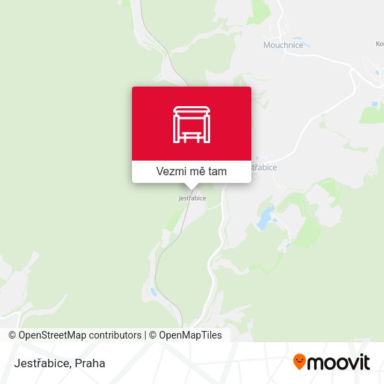 Jestřabice mapa