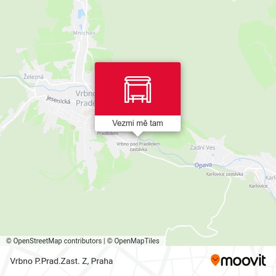 Vrbno P.Prad.Zast. Z mapa