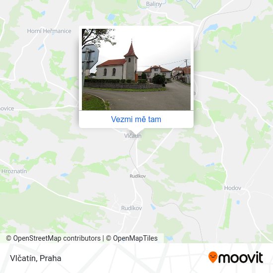 Vlčatín mapa