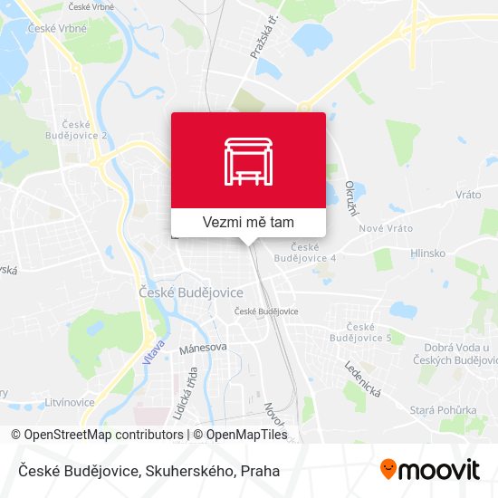 České Budějovice, Skuherského mapa