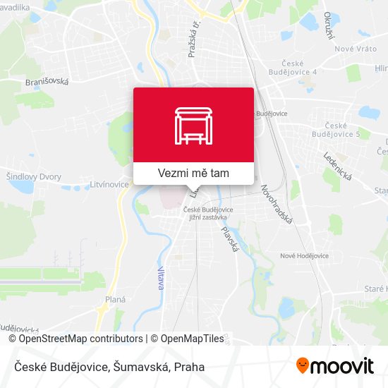 České Budějovice, Šumavská mapa