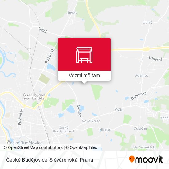 České Budějovice, Slévárenská mapa