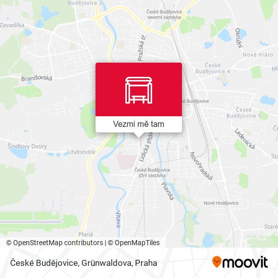České Budějovice, Grünwaldova mapa