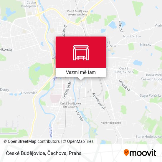 České Budějovice, Čechova mapa