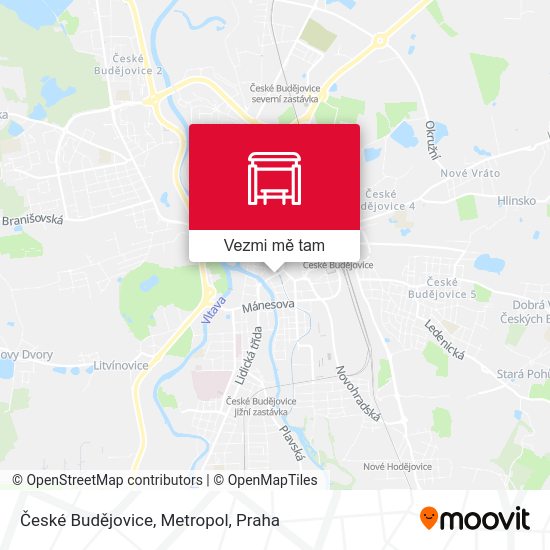 České Budějovice, Metropol mapa