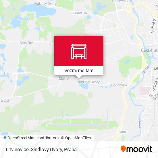 Litvínovice, Šindlovy Dvory mapa
