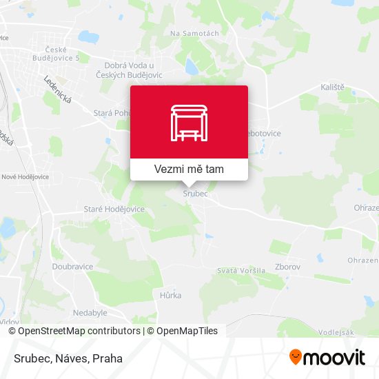 Srubec, Náves mapa
