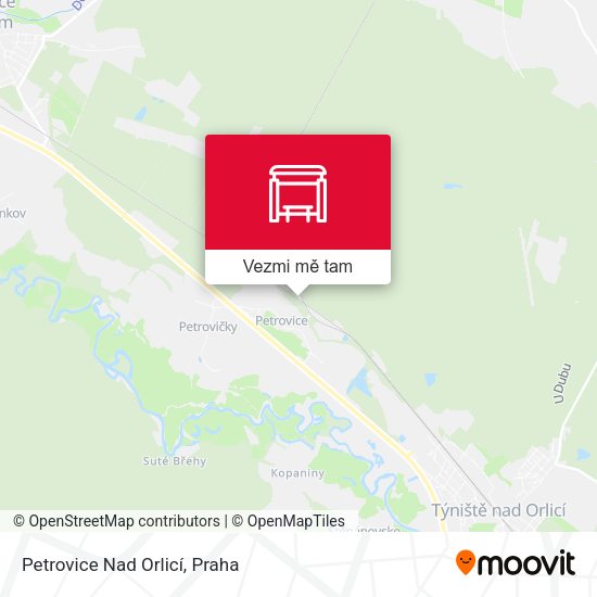 Petrovice Nad Orlicí mapa
