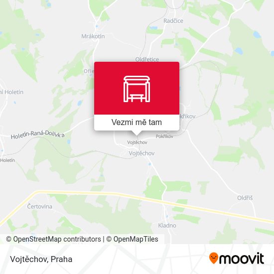 Vojtěchov mapa