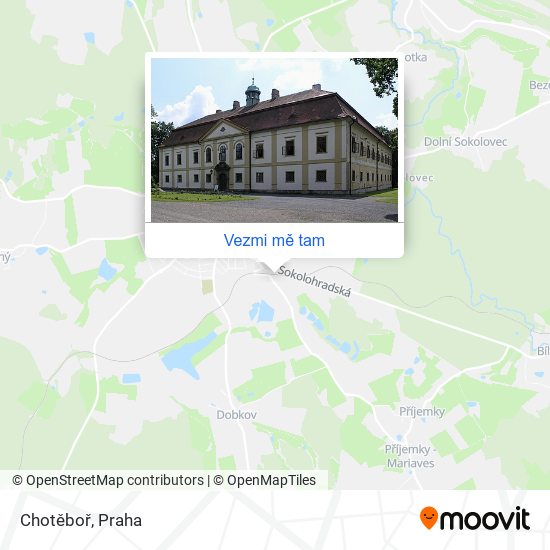 Chotěboř mapa