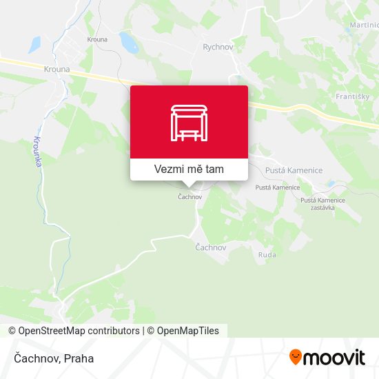 Čachnov mapa