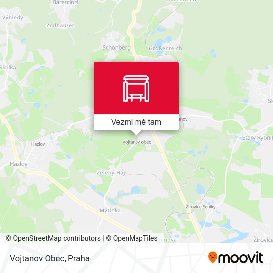 Vojtanov Obec mapa