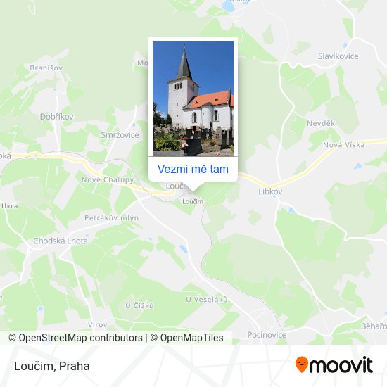 Loučim mapa
