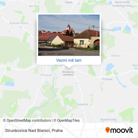 Strunkovice Nad Blanicí mapa