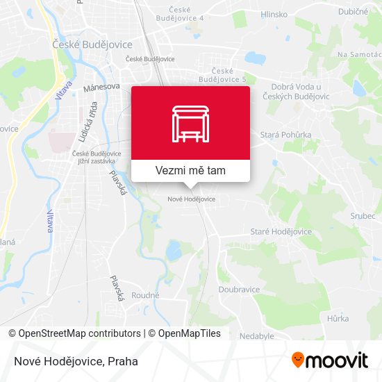 Nové Hodějovice mapa