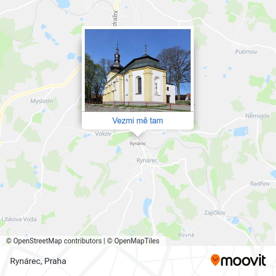 Rynárec mapa