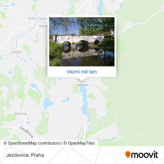 Jezdovice mapa