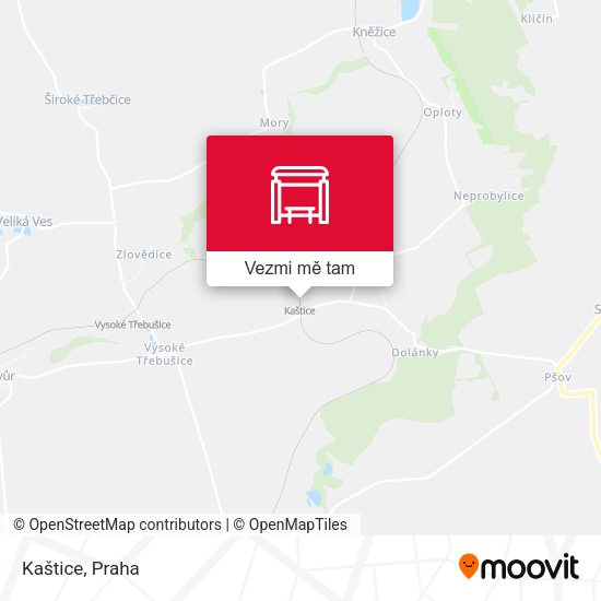 Kaštice mapa