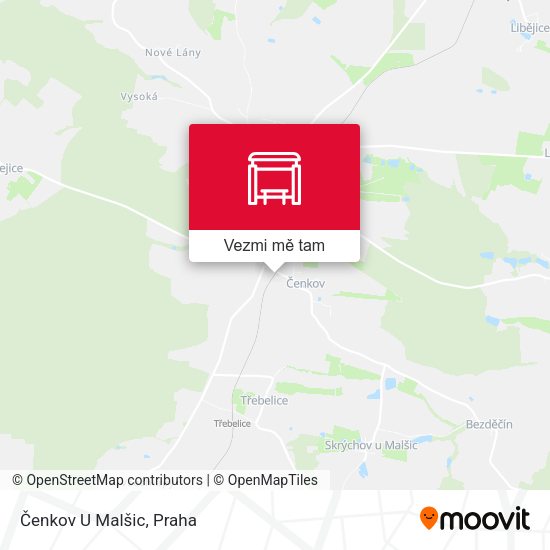 Čenkov U Malšic mapa
