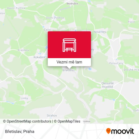 Břetislav mapa