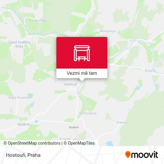 Hostouň mapa