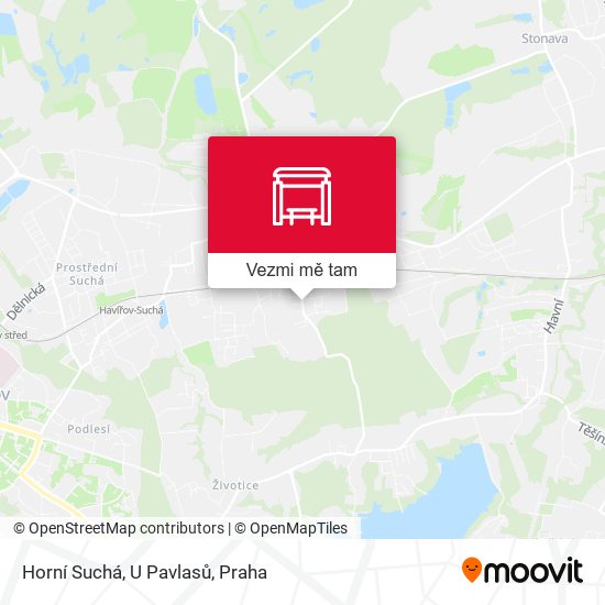 Horní Suchá, U Pavlasů mapa