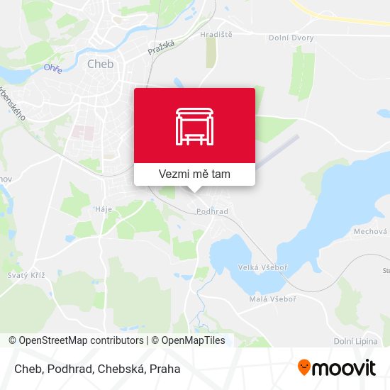 Cheb, Podhrad, Chebská mapa