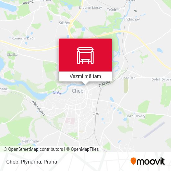 Cheb, Plynárna mapa